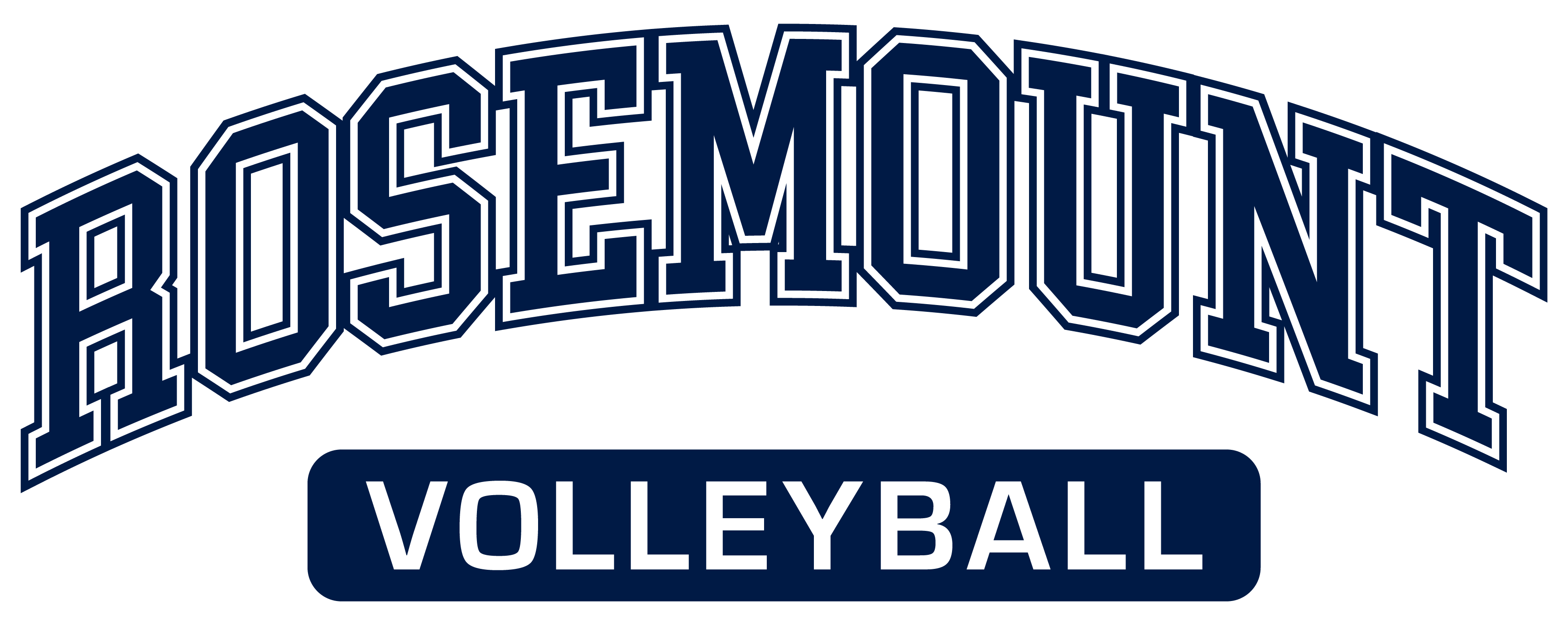 Rosemount Volleyball Logo