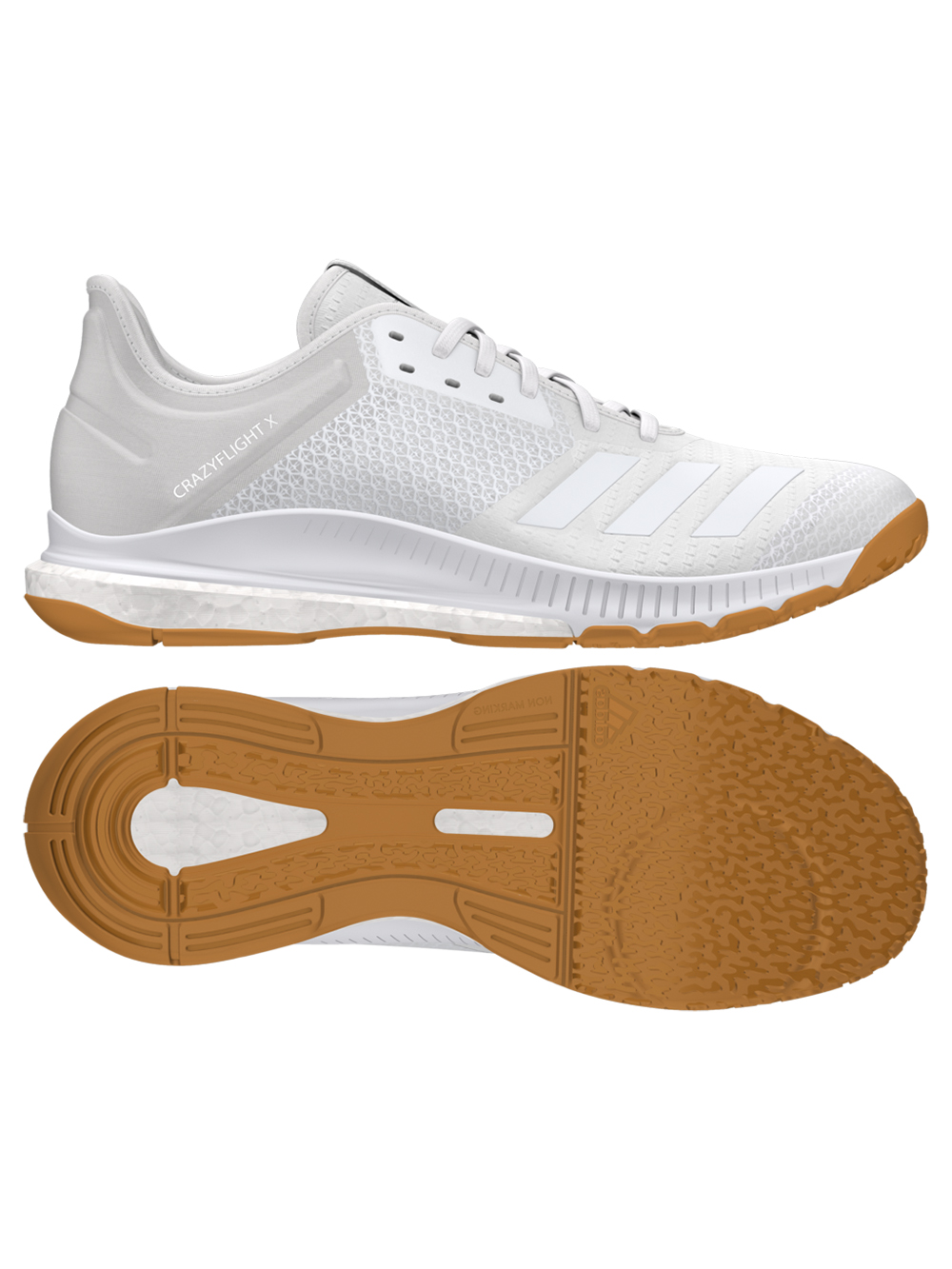 Adidas Crazyflight X3 Shoes - White 