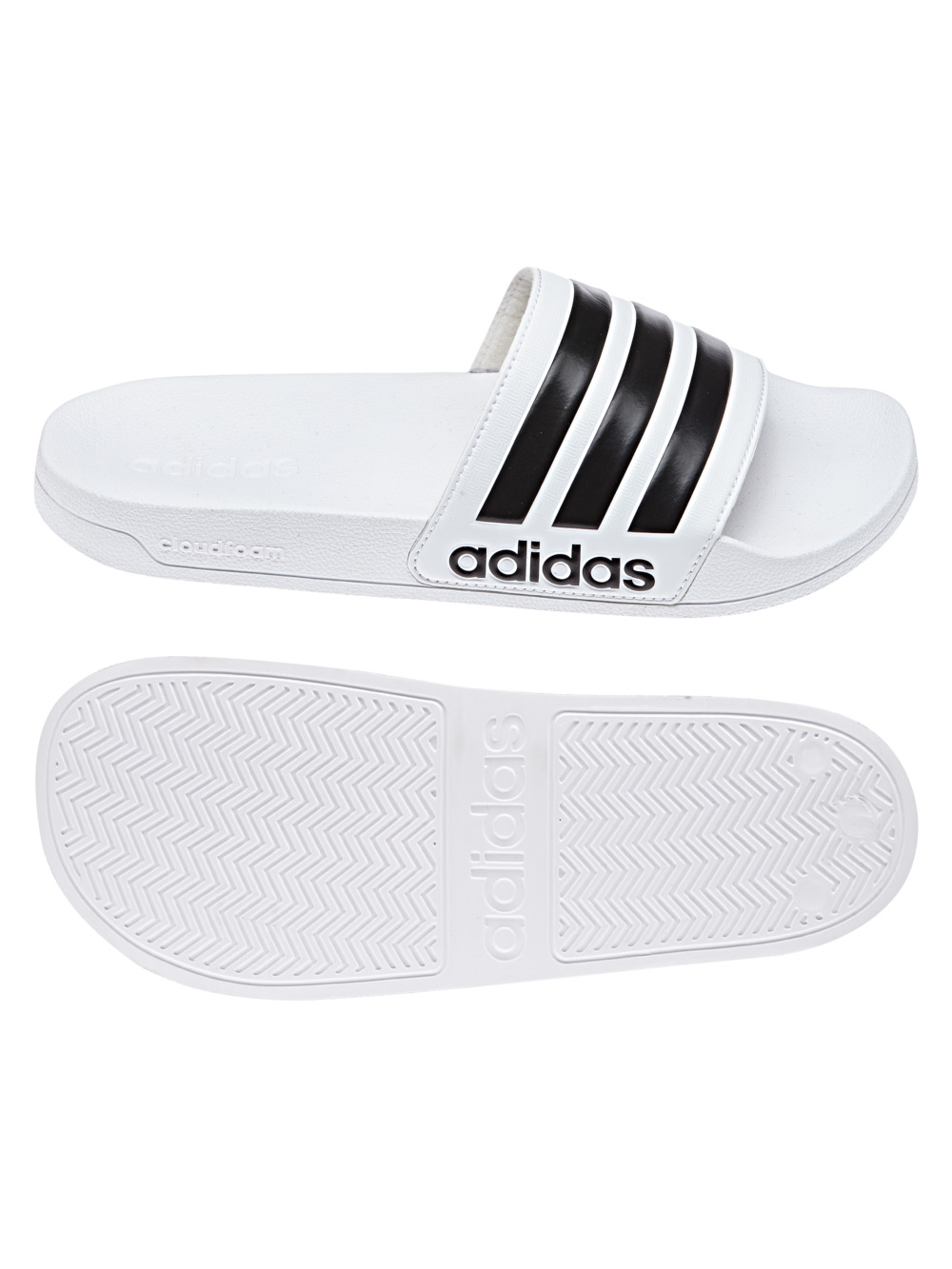 Adidas Adilette Sandals - White Midwest Volleyball