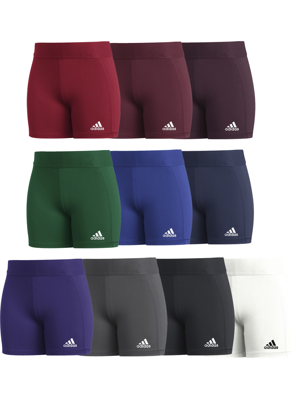 adidas spandex volleyball shorts