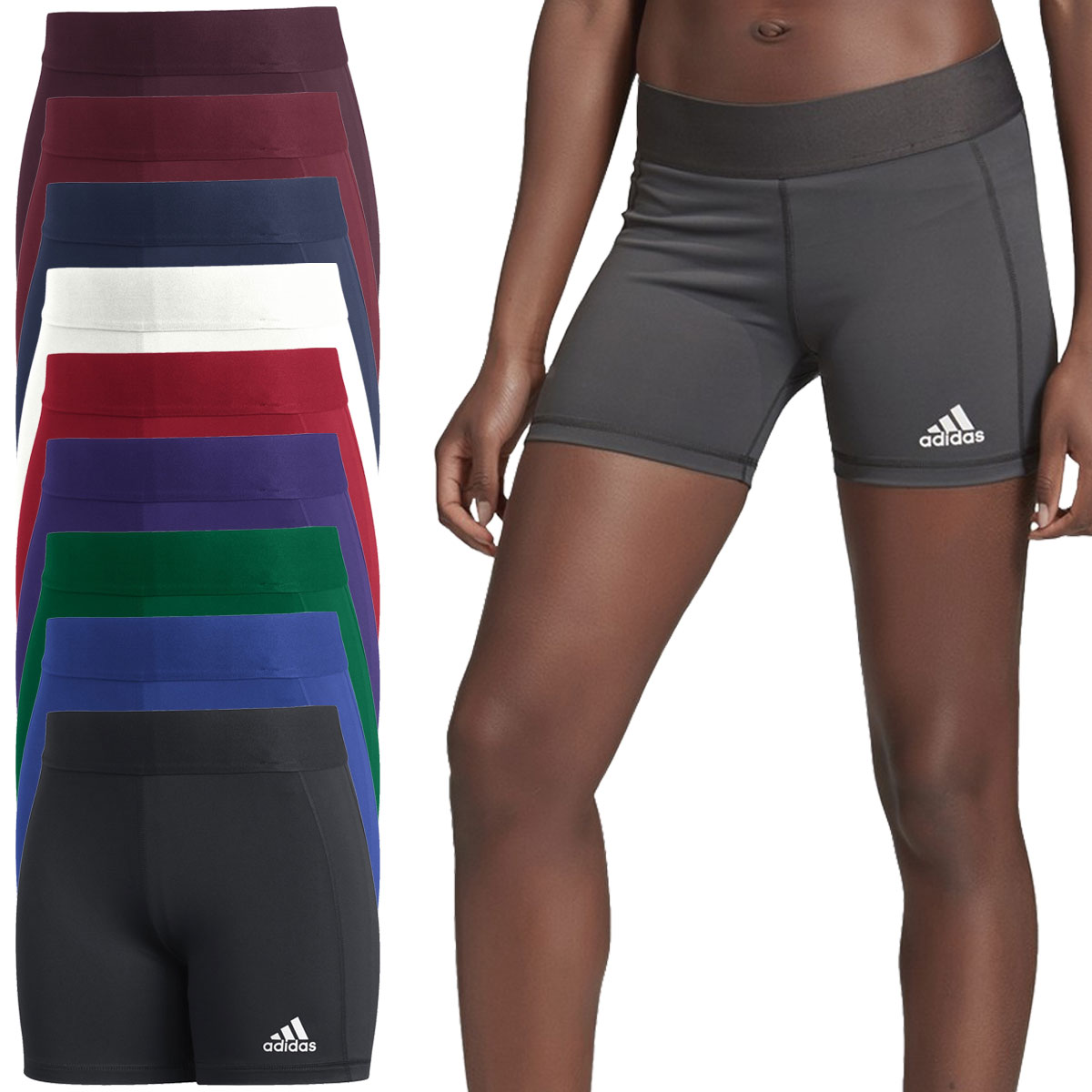 ADIDAS Techfit 3' Short  Midwest Volleyball Warehouse
