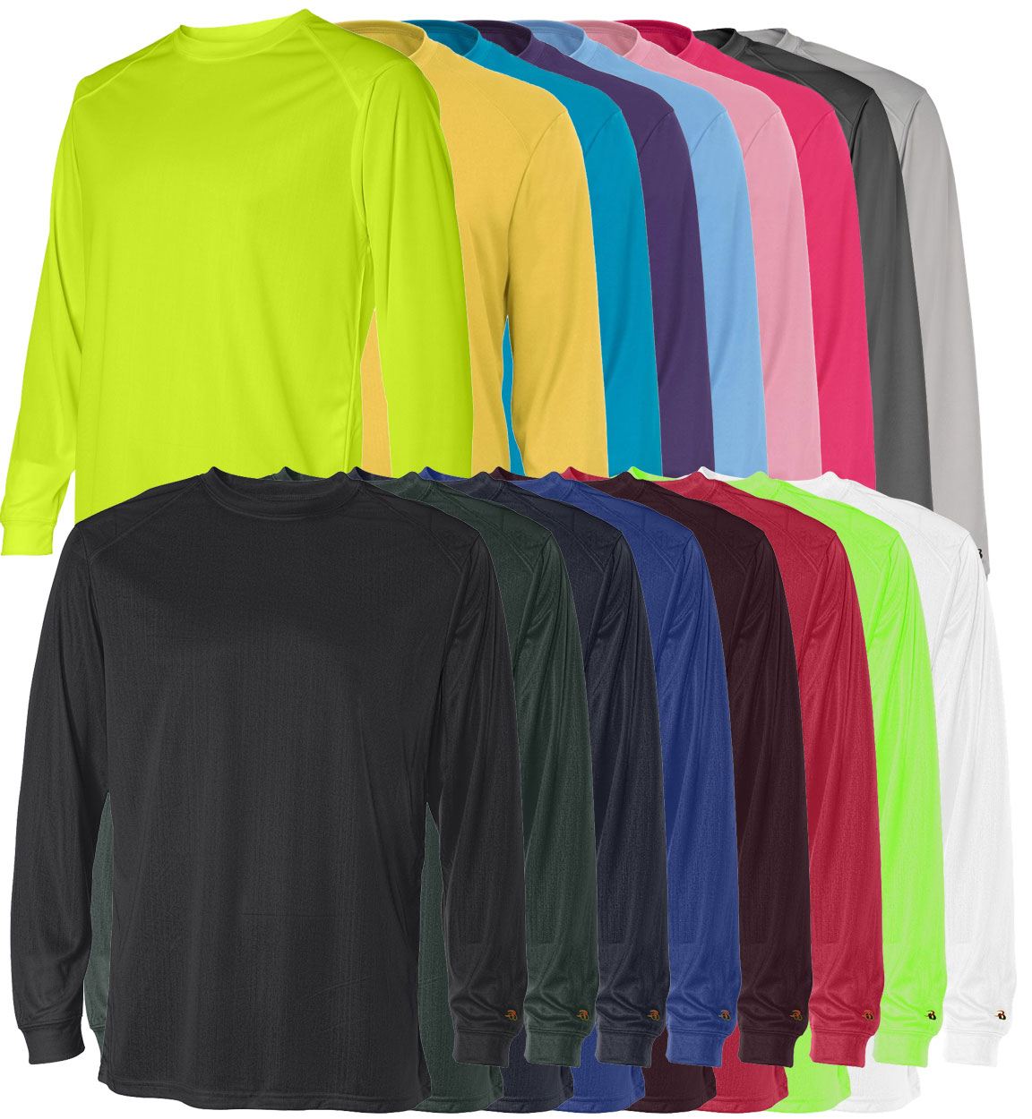 Men's Badger Core L/S Tee | Midwest Volleyball Warehouse