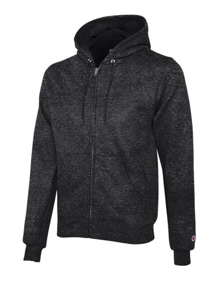 Champion Men's Fleece Full Zip Hood | Midwest Volleyball Warehouse