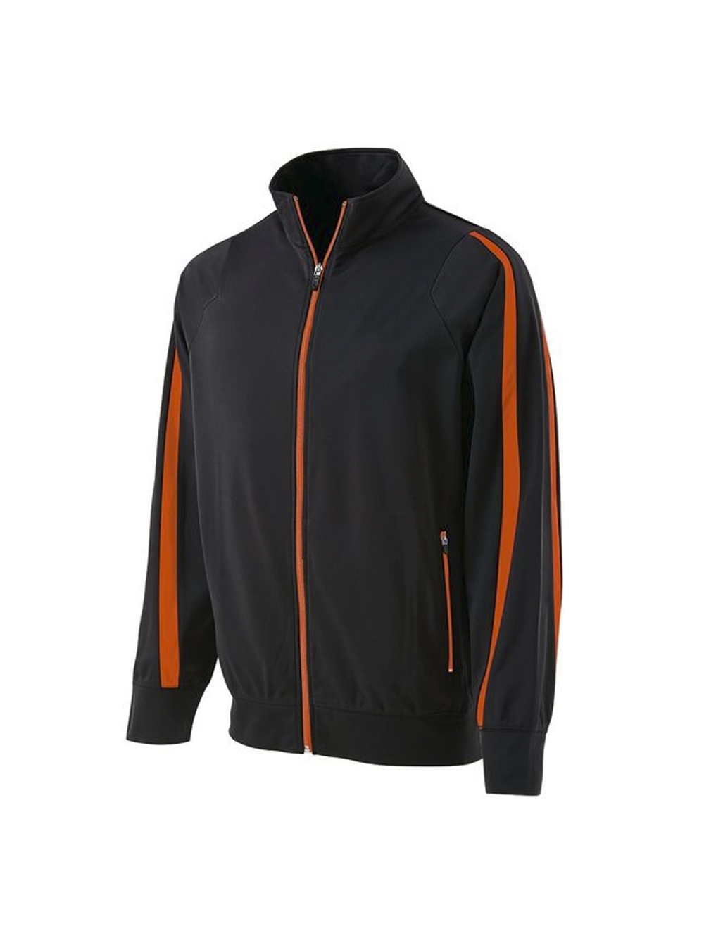 Holloway Youth Determination Jacket - Black/Orange | Midwest Volleyball ...