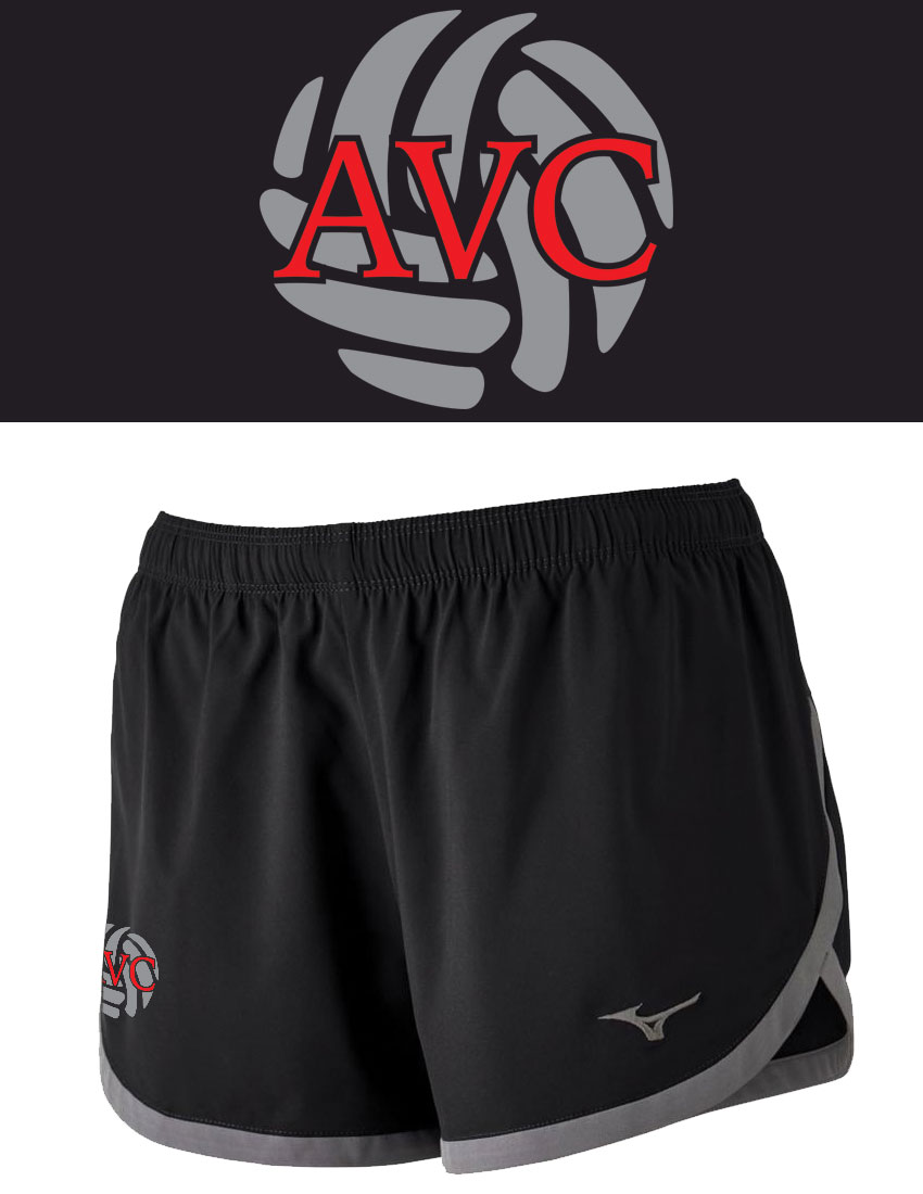 Mizuno Impact Short Black Midwest Volleyball Warehouse