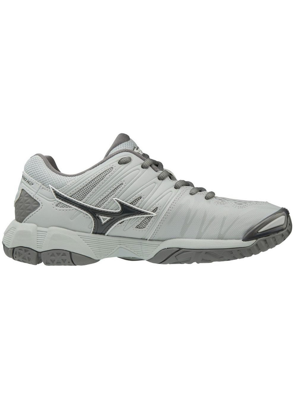 Mizuno Wave Tornado X2 Shoes - Grey | Midwest Volleyball Warehouse