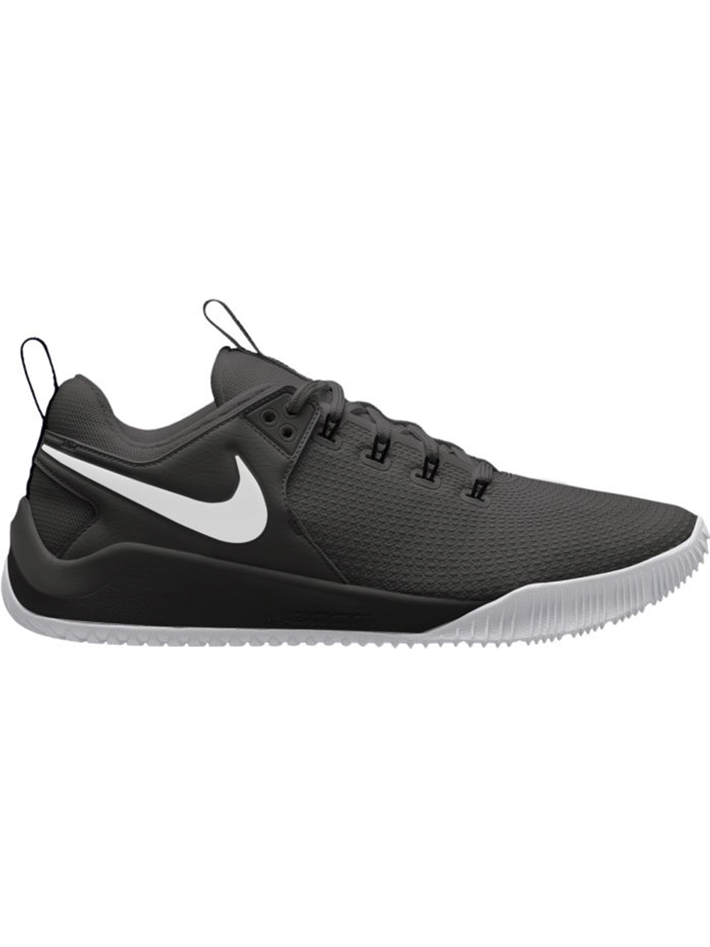 Women's Nike Zoom HyperAce 2 Shoes - Black/White | Midwest Volleyball Warehouse