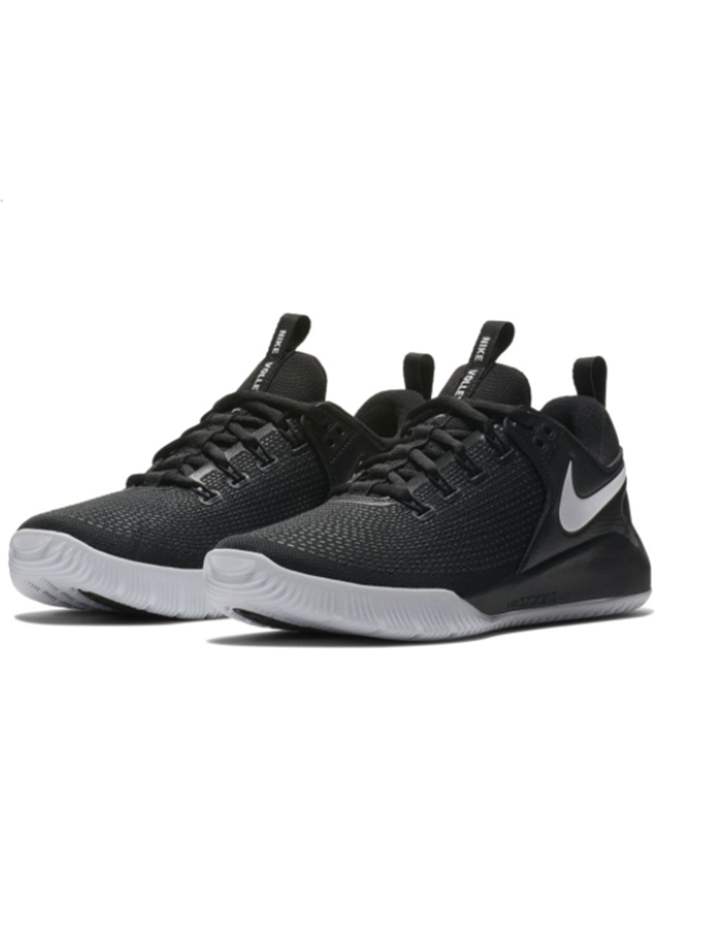 Women's Nike Zoom HyperAce 2 Shoes - Black/White | Midwest Volleyball Warehouse