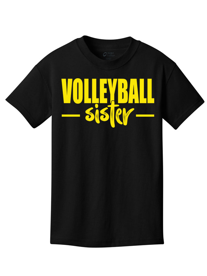 Volleyball Sister TShirt Midwest Volleyball Warehouse