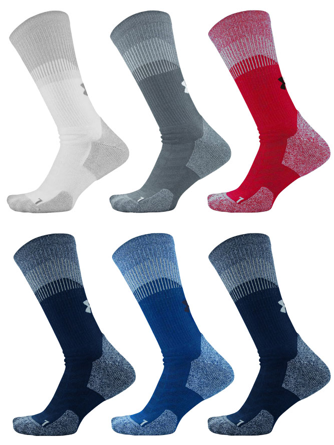 ua unrivaled crew socks