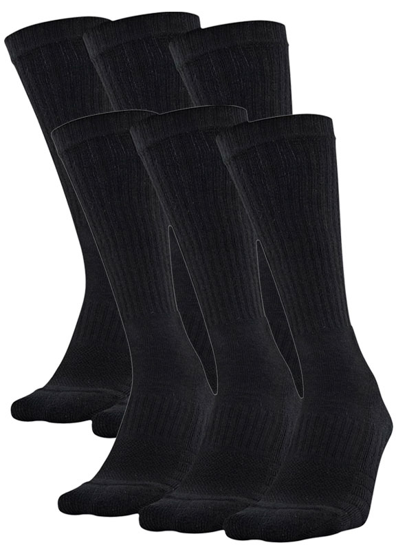 Under Armour Training Cotton Sock 6-Pack | Midwest