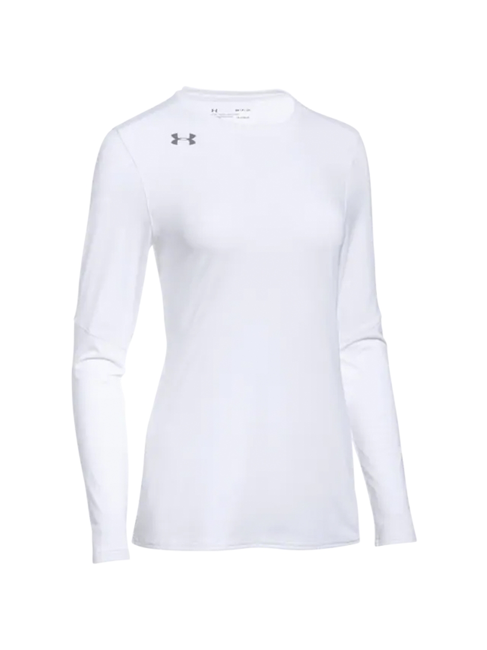 Under armour white sales long sleeve women's