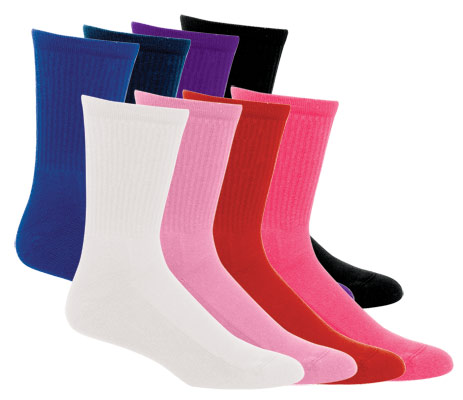 11+ Solid Color Socks