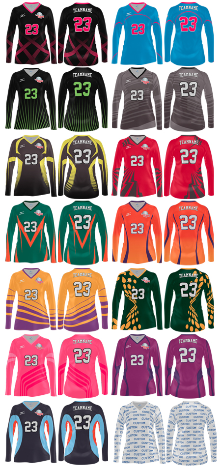 nike sublimated volleyball jerseys