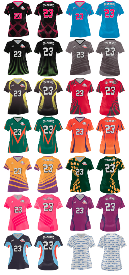nike sublimated volleyball jerseys