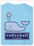 Volleyball Whale Long Sleeve T-Shirt | Midwest Volleyball Warehouse