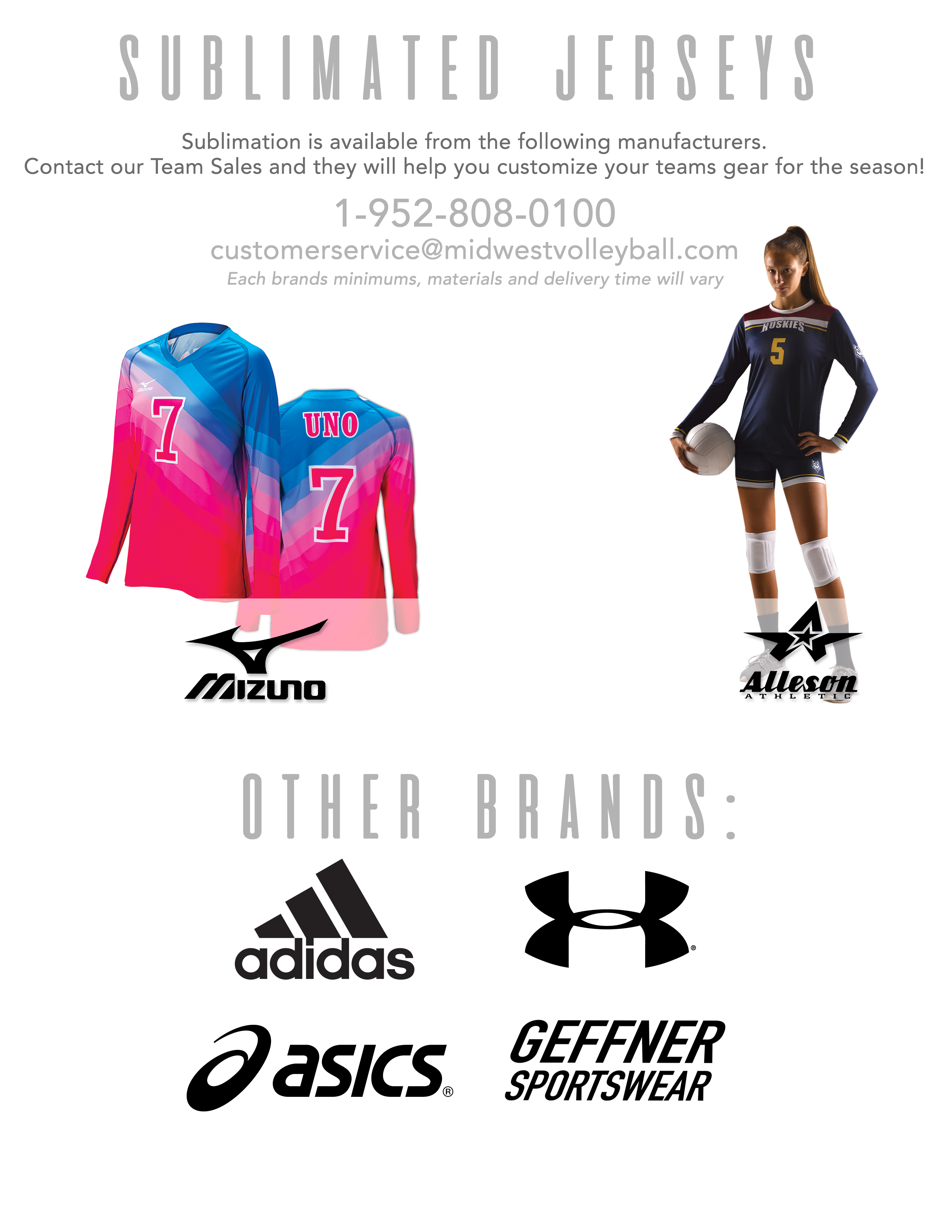 adidas sublimated volleyball jerseys